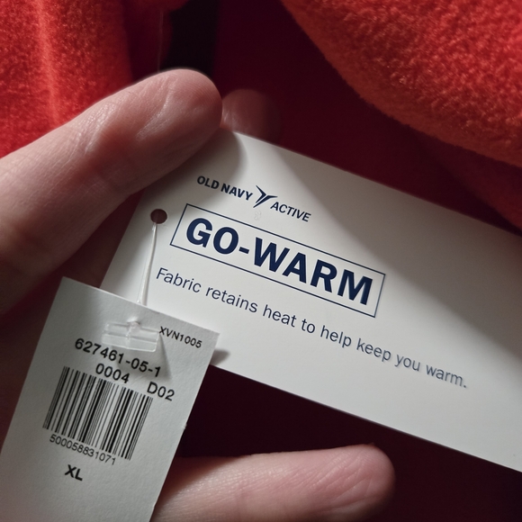 Old Navy Vibrant Red Cowl Neck Hoodie - Picture 16 of 16